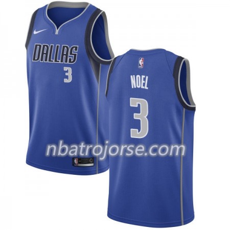 Män Dallas Mavericks Tröja Nerlens Noel 3 Nike 2017-18 Royal Swingman